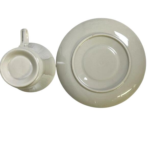 Royal Devon Triomphe Retired 'Christmas' Platinum Trim Cup and Saucer Set-Rare - Picture 3 of 4